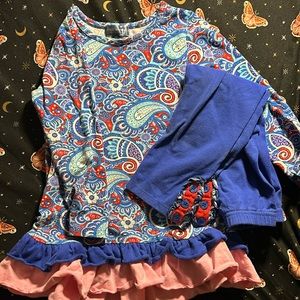 Paisley Matching Outfit Toddler Girls 3T